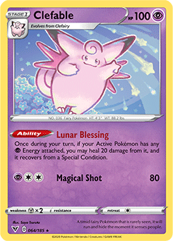 Clefable 064/185 Pokémon card from Vivid Voltage for sale at best price