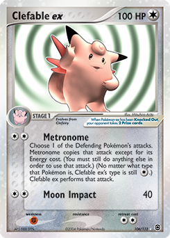Clefable EX 106/112 Pokémon card from Ex Fire Red Leaf Green for sale at best price