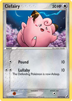 Clefairy 53/115 Pokémon card from Ex Unseen Forces for sale at best price