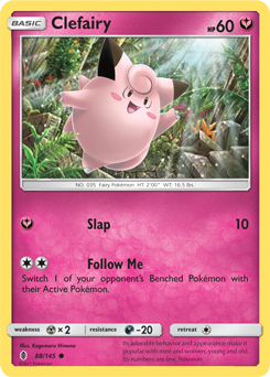 Clefairy 88/145 Pokémon card from Guardians Rising for sale at best price