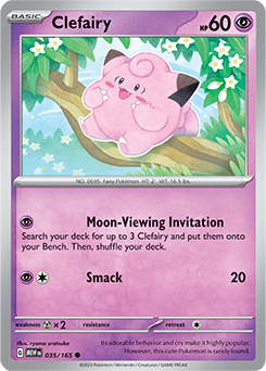 Clefairy 35/165 Pokémon card from 151 for sale at best price
