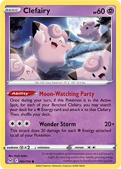 Clefairy 062/196 Pokémon card from Lost Origin for sale at best price