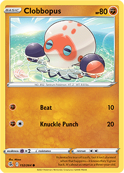 Clobbopus 152/264 Pokémon card from Fusion Strike for sale at best price