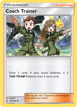 Coach Trainer 192/236 Pokémon card from Unified Minds for sale at best price