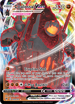 Coalossal VMAX 099/185 Pokémon card from Vivid Voltage for sale at best price