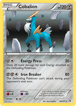 Cobalion 84/101 Pokémon card from Noble Victories for sale at best price