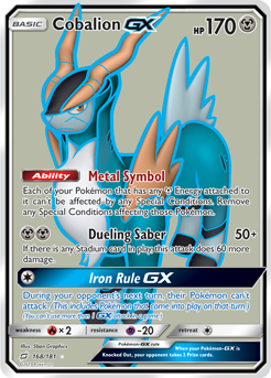 Cobalion GX 168/181 Pokémon card from Team Up for sale at best price