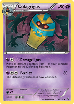 Cofagrigus 46/101 Pokémon card from Noble Victories for sale at best price