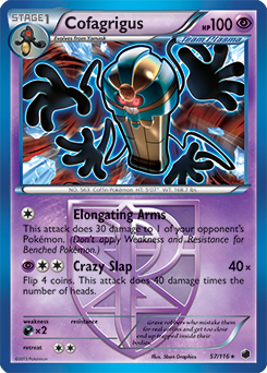 Cofagrigus 57/116 Pokémon card from Plasma Freeze for sale at best price