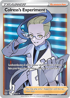 Colress's Experiment 190/196 Pokémon card from Lost Origin for sale at best price