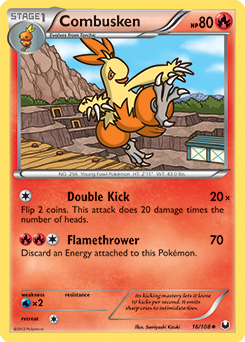 Combusken 16/108 Pokémon card from Dark Explorers for sale at best price