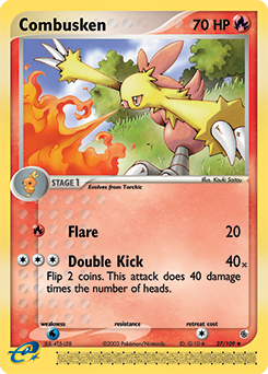 Combusken 27/109 Pokémon card from Ex Ruby & Sapphire for sale at best price
