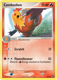 Combusken 7/17 Pokémon card from POP 3 for sale at best price