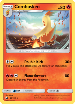 Combusken 27/168 Pokémon card from Celestial Storm for sale at best price