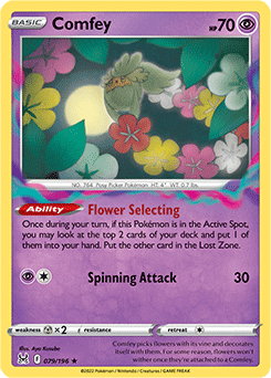 Comfey 079/196 Pokémon card from Lost Origin for sale at best price