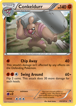 Conkeldurr 65/101 Pokémon card from Noble Victories for sale at best price