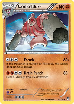 Conkeldurr 81/135 Pokémon card from Plasma Storm for sale at best price