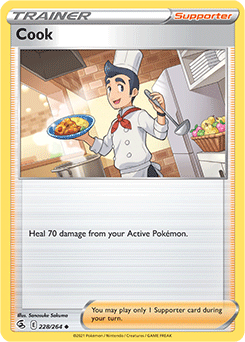 Cook 228/264 Pokémon card from Fusion Strike for sale at best price