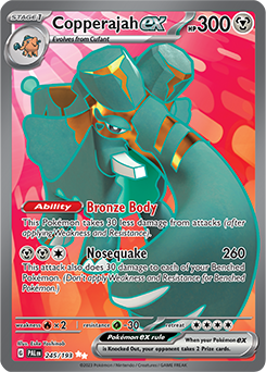 Copperajah ex 245/193 Pokémon card from Paldea Evolved for sale at best price