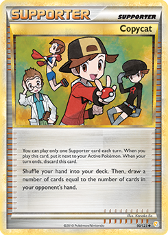 Uncommon Pokémon card Copycat 90/123 from HeartGold SoulSilver expansion