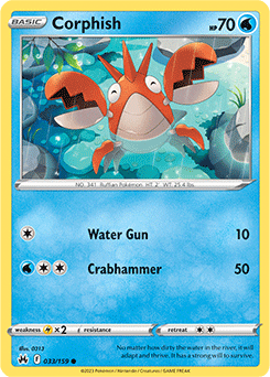 Corphish 033/159 Pokémon card from Crown Zenith for sale at best price