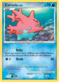 Corsola 84/132 Pokémon card from Secret Wonders for sale at best price