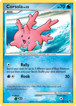 Carte Pokémon Corsola 13/17 de la série POP 7 en vente au meilleur prix