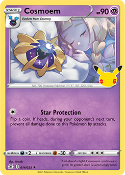 Cosmoem 14/25 Pokémon card from Celebrations for sale at best price