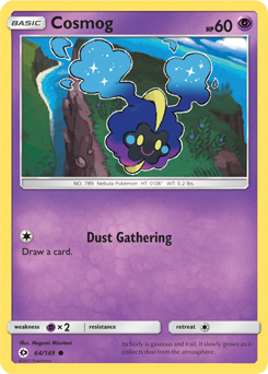 Cosmog 64/149 Pokémon card from Sun & Moon for sale at best price