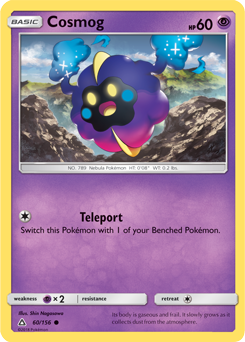 Cosmog 60/156 Pokémon card from Untra Prism for sale at best price