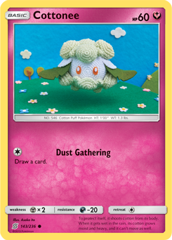 Cottonee 143/236 Pokémon card from Unified Minds for sale at best price