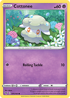 Cottonee 075/185 Pokémon card from Vivid Voltage for sale at best price