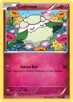 Cottonee 55/98 Pokémon card from Ancient Origins for sale at best price
