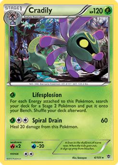Cradily 4/101 Pokémon card from Plasma Blast for sale at best price