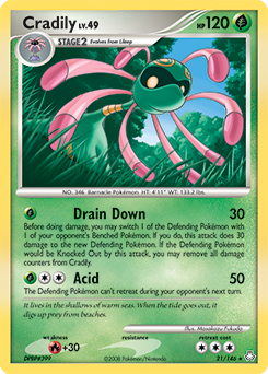Cradily 21/146 Pokémon card from Legends Awakened for sale at best price
