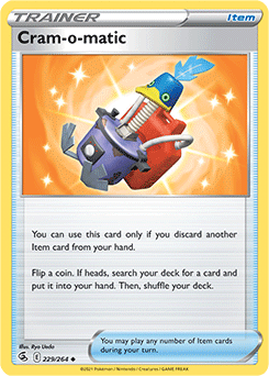 Cram-o-matic 229/264 Pokémon card from Fusion Strike for sale at best price
