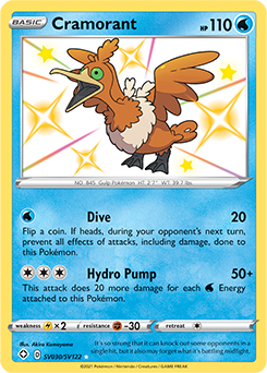 Cramorant SV030/SV122 Pokémon card from Shining Fates for sale at best price