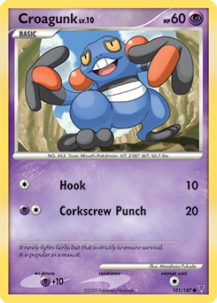 Croagunk 101/147 Pokémon card from Supreme Victors for sale at best price