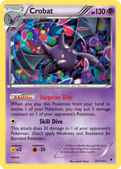 Crobat 33/119 Pokémon card from Phantom Forces for sale at best price