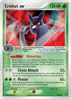 Carte Pokémon Pokémon ex Nostenfer ex 96/107 de la série Ex Deoxys