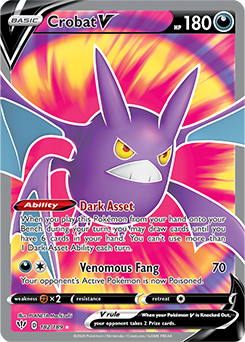 Crobat V 182/189 Pokémon card from Darkness Ablaze for sale at best price