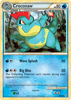 Croconaw 41/95 Pokémon card from Call of Legends for sale at best price