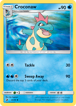 Croconaw 23/70 Pokémon card from Dragon Majesty for sale at best price