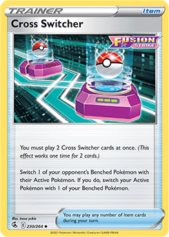 Cross Switcher 230/264 Pokémon card from Fusion Strike for sale at best price
