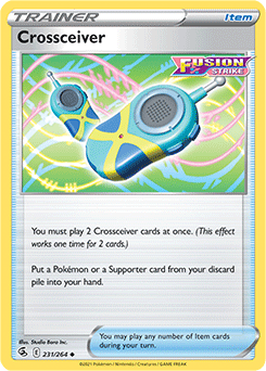 Crossceiver 231/264 Pokémon card from Fusion Strike for sale at best price