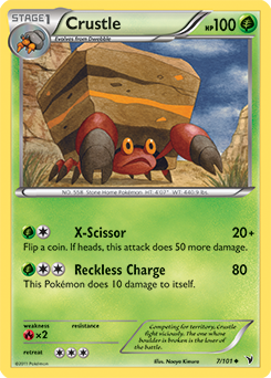 Crustle 7/101 Pokémon card from Noble Victories for sale at best price