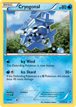 Cryogonal 32/101 Pokémon card from Noble Victories for sale at best price