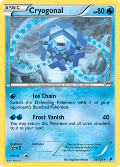 Cryogonal 33/101 Pokémon card from Noble Victories for sale at best price