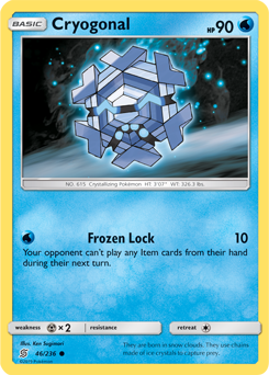 Cryogonal 46/236 Pokémon card from Unified Minds for sale at best price