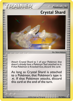 Carte Pokémon Écharde de cristal 76/100 de la série Ex Gardiens de Cristal en vente au meilleur prix